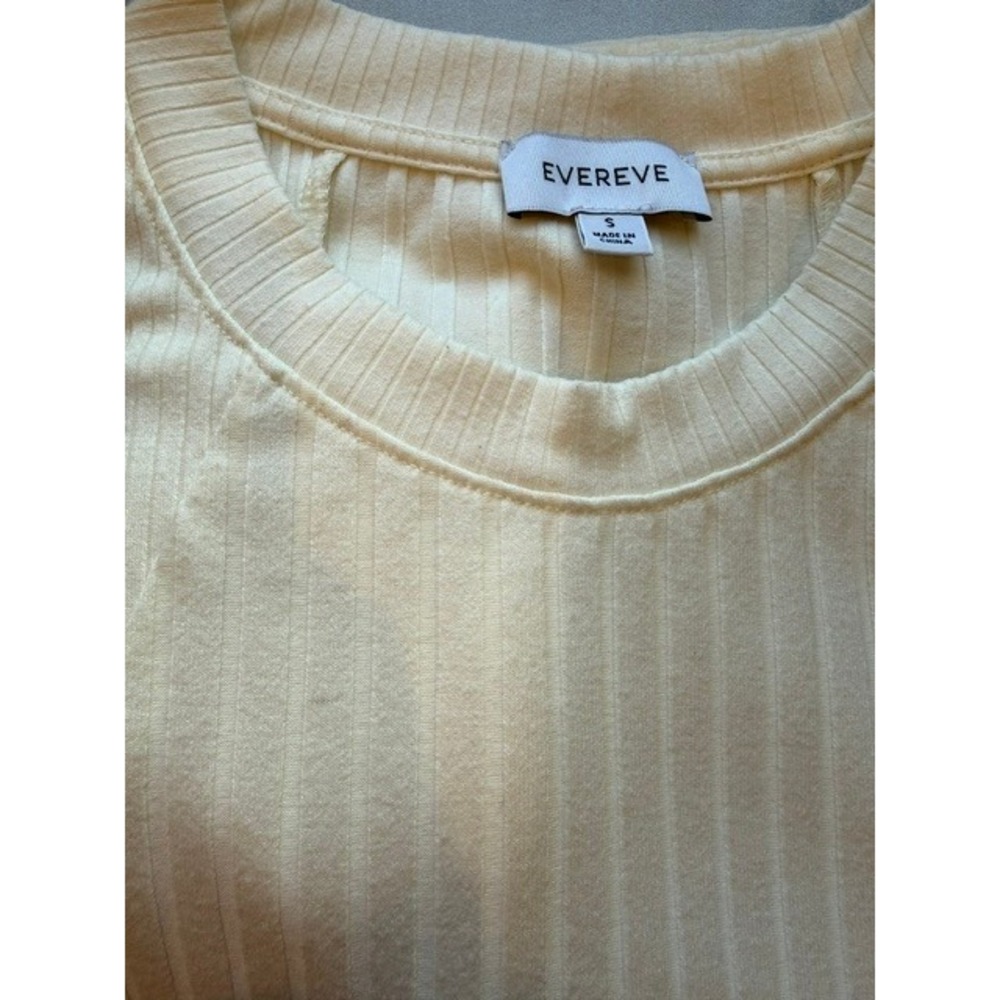 Evereve Ribbed Tank Top Set of 3 | Black, Coral, White | Size S - Picture 4 of 16